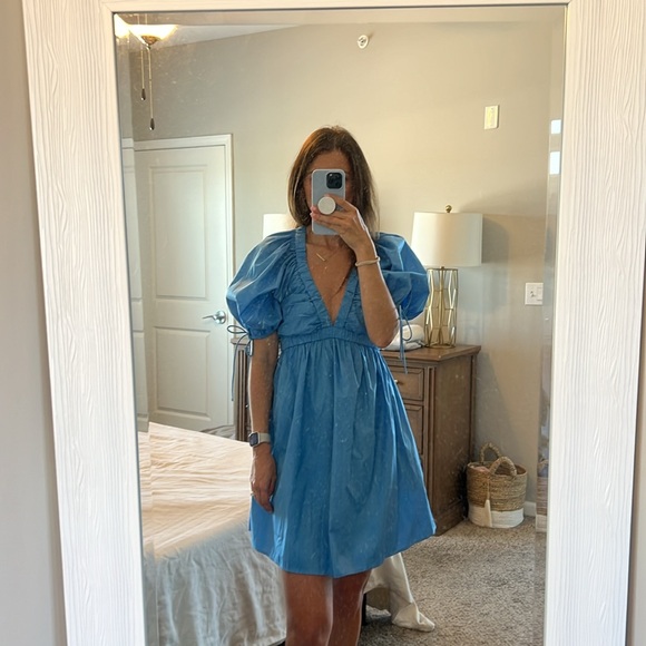 Abercrombie blue mini dress - Picture 5 of 9